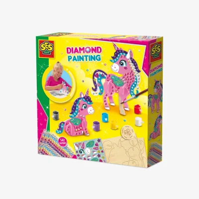 The Range Diamond Painting - 3D Unicorns - Pastel pink