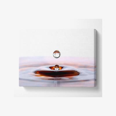 The Range Liquid Droplet Canvas Print Wall Art - Yellow / 66.04cm