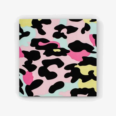The Range Colourful Leopard Print HD Metal Print - Pink / 40cm