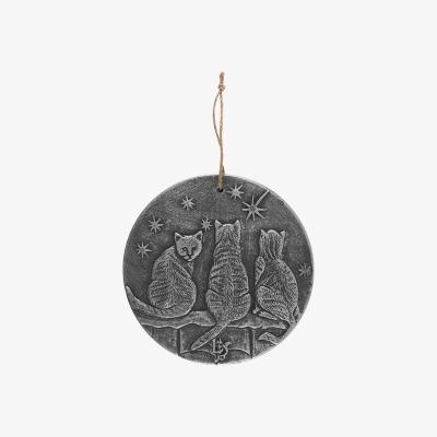 The Range Lisa Parker's Silver Wish Upon A Star Terracotta Plaque - Grey