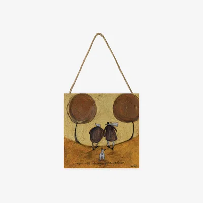 The Range Sam Toft (We Will Always Be Together) Wooden Block - White