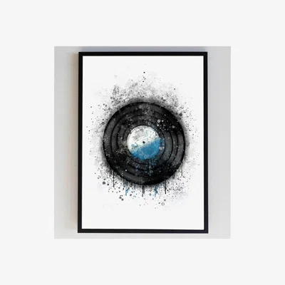 The Range Vinyl Splatter Print - Black / A5