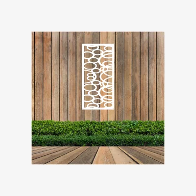 The Range Smypide Screen Metal Wall Art  - White