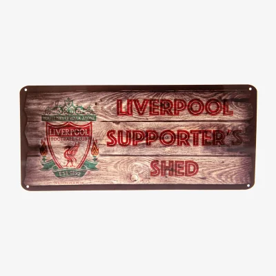 The Range Liverpool FC Supporters Shed Plaque - Brown