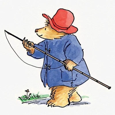 The Range Paddington Bear Fishing Rod  - White