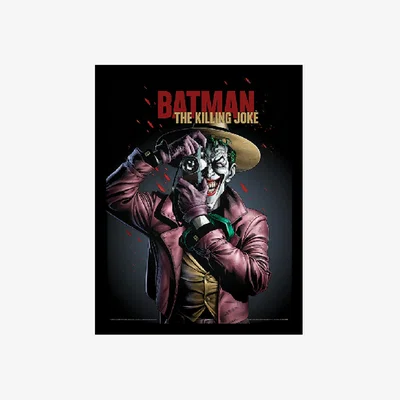The Range Batman The Killing Joke Cover Framed Print