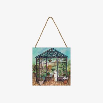 The Range Joe Ramm (Flower Bed) Wooden Block - White