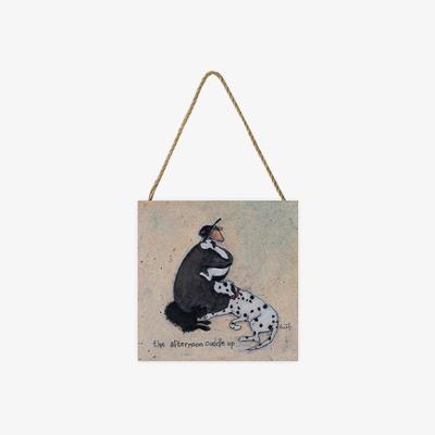 The Range Sam Toft (The Afternoon Cuddle Up) Wooden Block - White