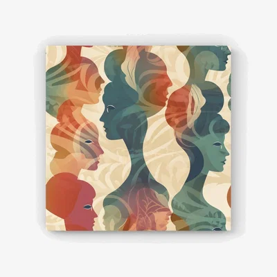 The Range Coloured Silhouette HD Metal Print - Green / 56cm