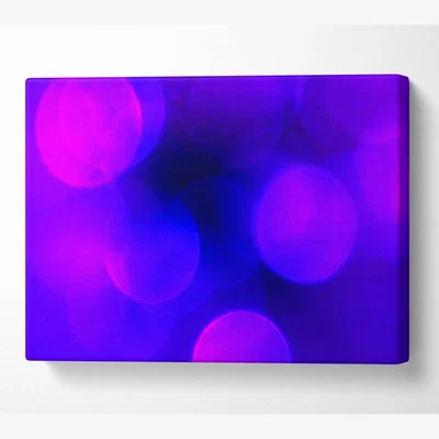 The Range Cerise Blues Canvas Print Wall Art - Yellow / 50.8cm