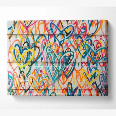 The Range Colour Spectrum Hearts - 50.8cm