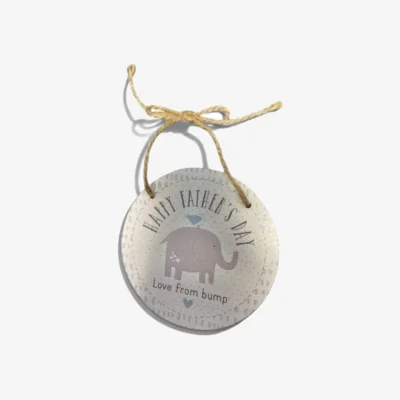 The Range Mother's Day Love From The Bump Plaque - Natural Wood