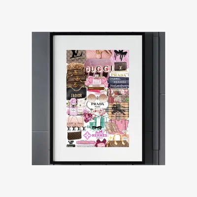The Range Pink Fashion Wall Art - Pink