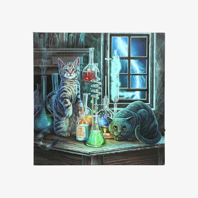 The Range Jekyll And Hyde Led Canvas Plaque 30X30Cm - Multicolor