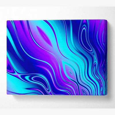 The Range Lava Lamp Liquid Canvas Print Wall Art - Yellow / 81.28cm