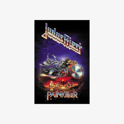 The Range Judas Priest Painkiller Textile Poster - Multicoloured