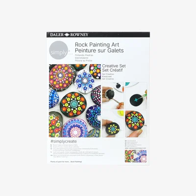 The Range Daler Simply Rock Painting Creative Set - Red