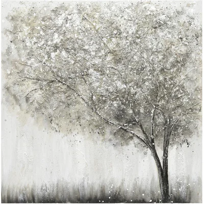 The Range Embellished Sparkling Tree Canvas