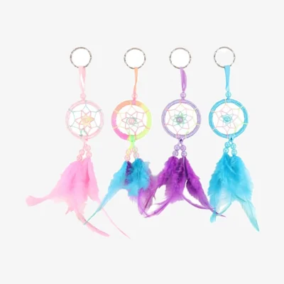 The Range Set of 32 Mini Pastel Dreamcatchers with Display - Sweet Dream Decor - Multi