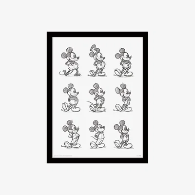 The Range Mickey Mouse Sketched Multi Framed Print