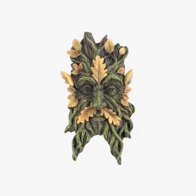 The Range Green Man Oak Leaf Wall Plaque