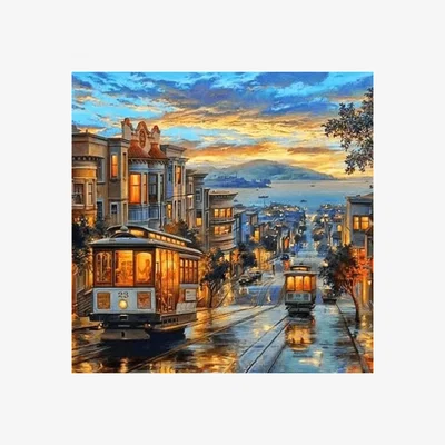 The Range San Francisco Painting by Numbers Kit - Multi