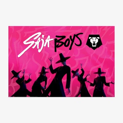 The Range K-Pop Demon Hunters Idol Poster - Pink/Black