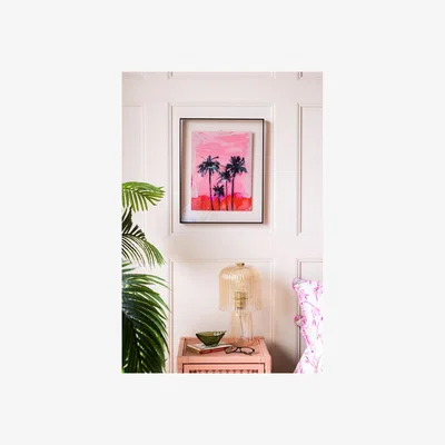 Rockett St George HKLiving Pink Summer Framed Artwork