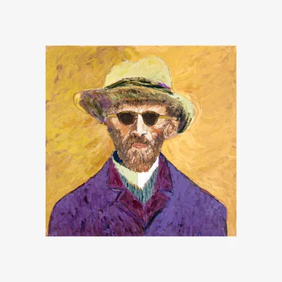 The Range Sandy Welsh Van Gogh Canvas - Yellow