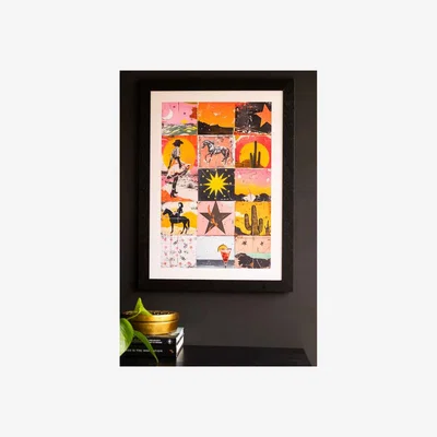 Rockett St George Sunset Wild West Print - Framed Or Unframed Available