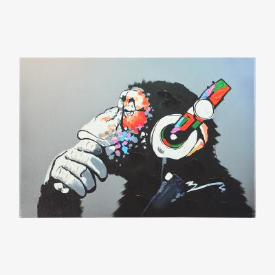 The Range Orangutan Art Canvas - Black / 50.8cm