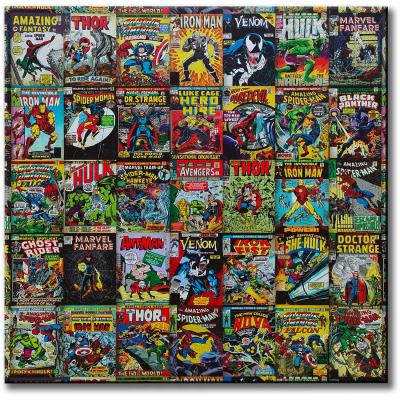 The Range Marvel Comics Montage Canvas