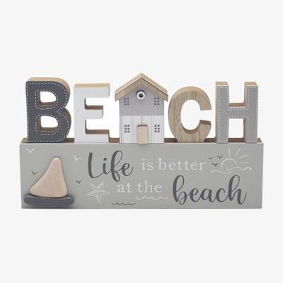 The Range Beach Coastal Plaque - Grey
