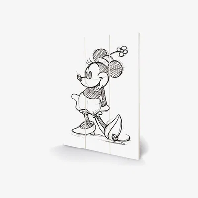 The Range Minnie Mouse (Sketched) Wall Art