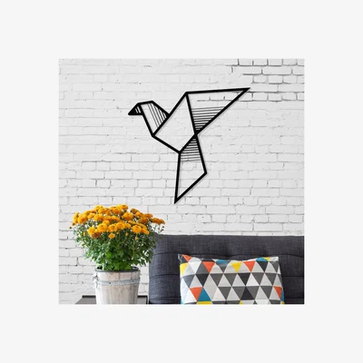 The Range Fly Wall Art No.14 Metal Decorative Object - Black