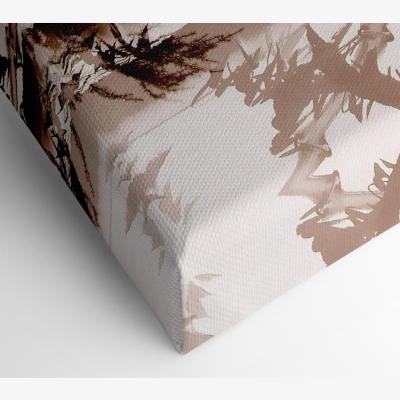 The Range Bamboo Caines Canvas Print Wall Art - Yellow / 66.04cm