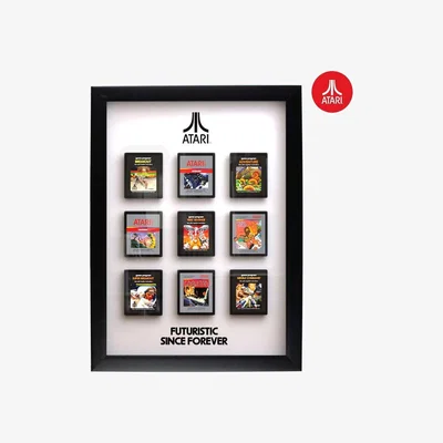 The Range Official Atari Cartridges 3D Wall Art - Multi-colour