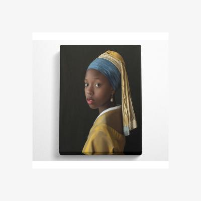 The Range Classical Woman Canvas Print - Black / 66.04cm