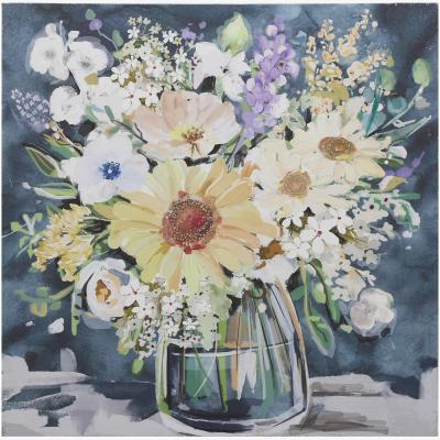 The Range Floral Bouquet Textured Canvas