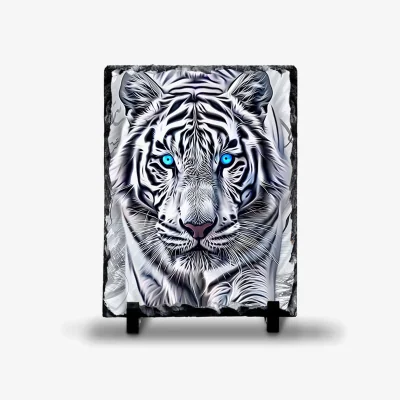 The Range White Tiger Photo Rock Slate - Slate
