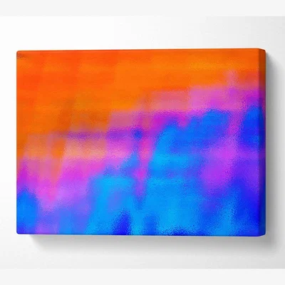 The Range On The Other Side Canvas Print Wall Art - Yellow / 50.8cm