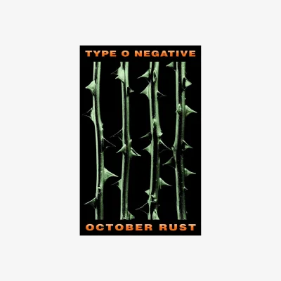 The Range Type O Negative October Rust Textile Poster - Green/Black/Orange