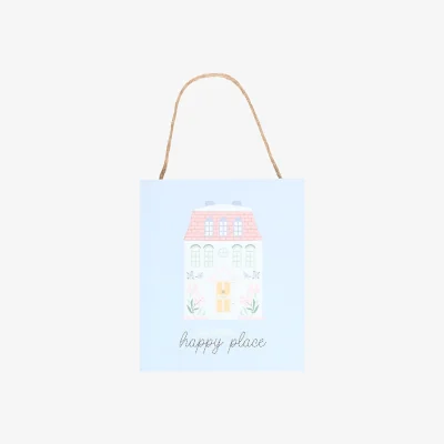 The Range Something Different This Is Our Happy Place Hanging Sign - Blue