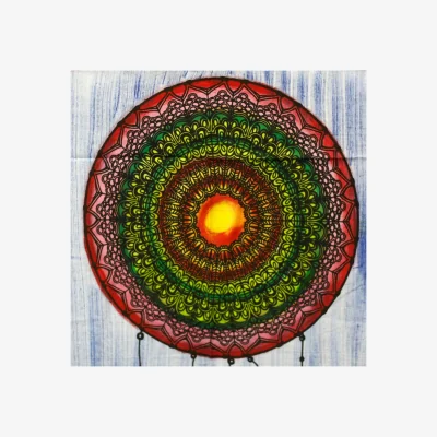 The Range Handbrushed Cotton Wall Art Dreamcather MultiColor - Multicolor
