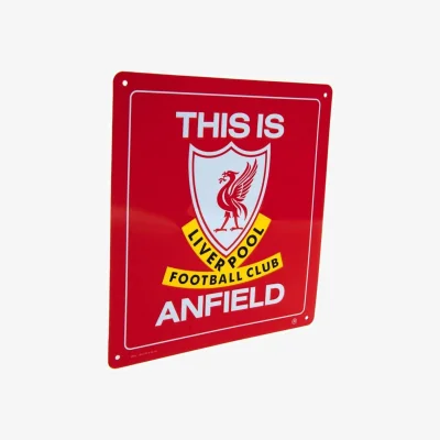 The Range Liverpool FC This Is Anfield Sign - Red