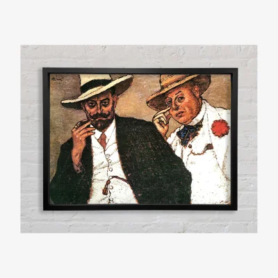 The Range Joseph Rippl-Ronai Lajos Und Odon Framed Print Art Classic Prints - Black