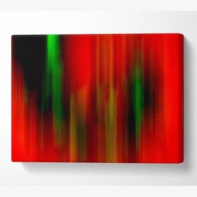 The Range Northern Light Dream Canvas Print Wall Art - Yellow / 81.28cm
