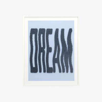 The Range Positivity Tufted Framed Print - Multicolour