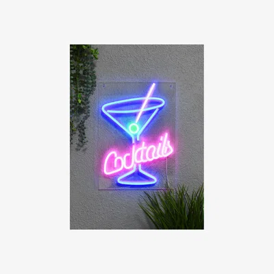 The Range Neon Outdoor LED Cocktail Sign