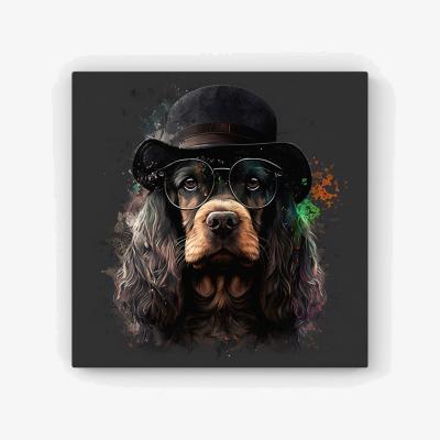 The Range English Cocker Spaniel HD Metal Print - Neutral / 40cm